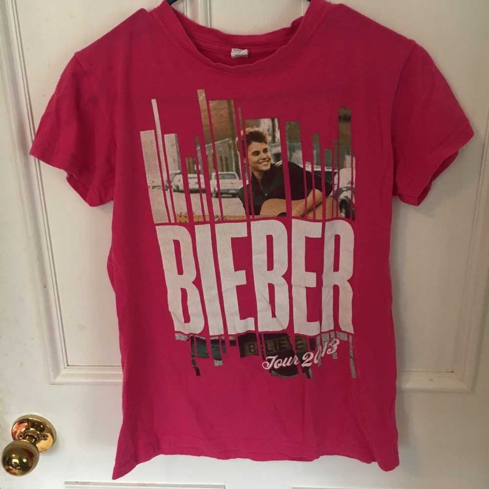 Cute Justin Bieber tour tee 2013